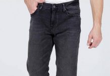 jeansy czarne męskie